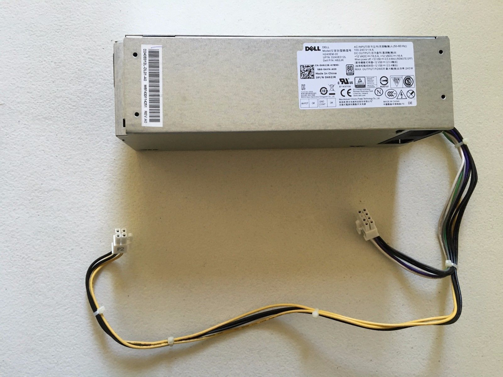 Fuente de alimentación Dell Optiplex 3040 5040 7040 3650 3656 SFF 180W GYC55